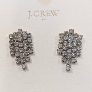 J.Crew Factory Dangly Crystal Statement Earrings